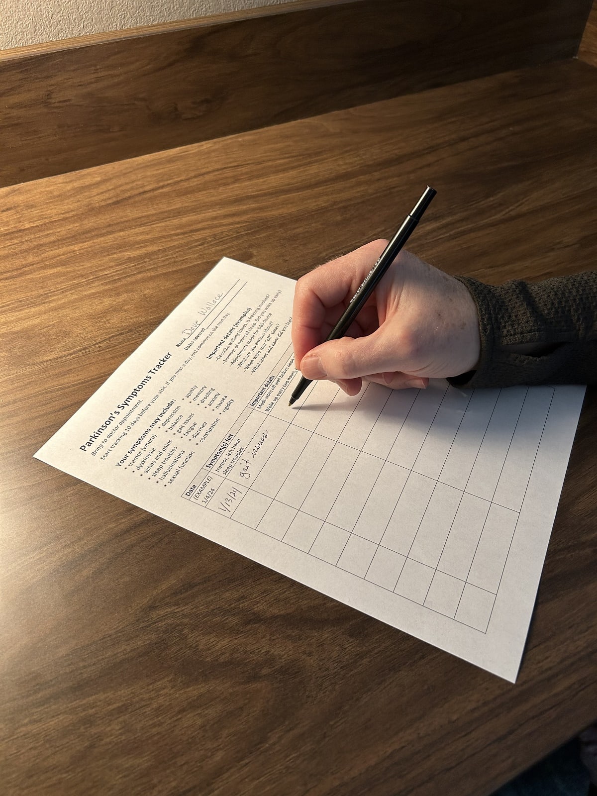 Why you need to track your Parkinson’s symptoms - Unshakable Hiker